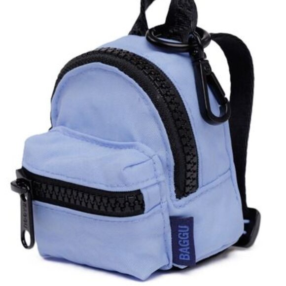 NWT Baggu Backpack Charm - French Blue - Picture 2 of 3